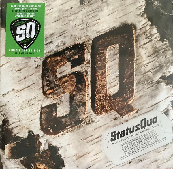 STATUS QUO - OFFICIAL ARCHIVE SERIES VOL. 3 - LIVE AT WESTONBIRT ARBORETUM (3LP/180G/NUMBERED)
