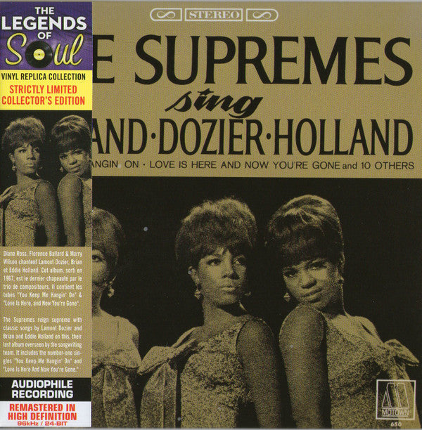 SUPREMES - SING HOLLAND DOZIER HOLLAND