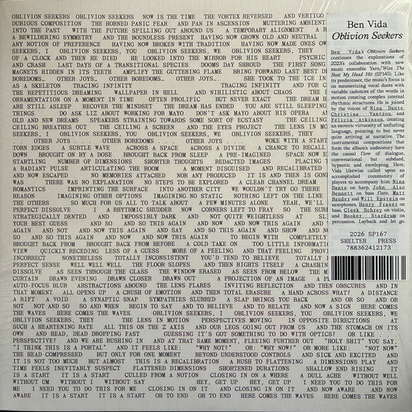 VIDA,BEN - OBLIVION SEEKERS