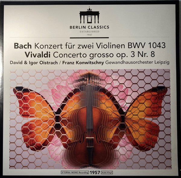 DAVID & IGOR OISTRAKH - CONCERTO FOR 2 VIOLINS (BACH/VIVALDI) (180G)