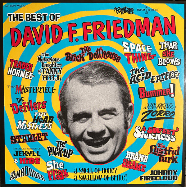 SOMETHING WEIRD - BEST OF DAVID F. FRIEDMAN (LP/DVD)