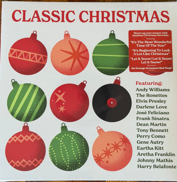 VARIOUS ARTISTS - CLASSIC CHRISTMAS (RED VINYL/140G)