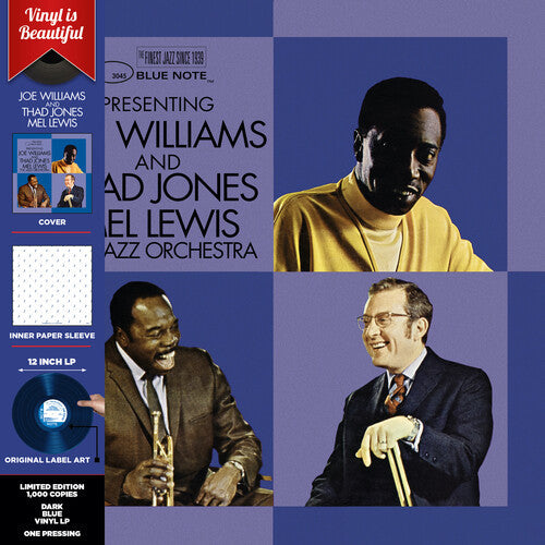 WILLIAMS,JOE - PRESENTING JOE WILLIAMS & THAD JONES / MEL LEWIS, THE JAZZ ORCHESTRA (BLUE VINYL)