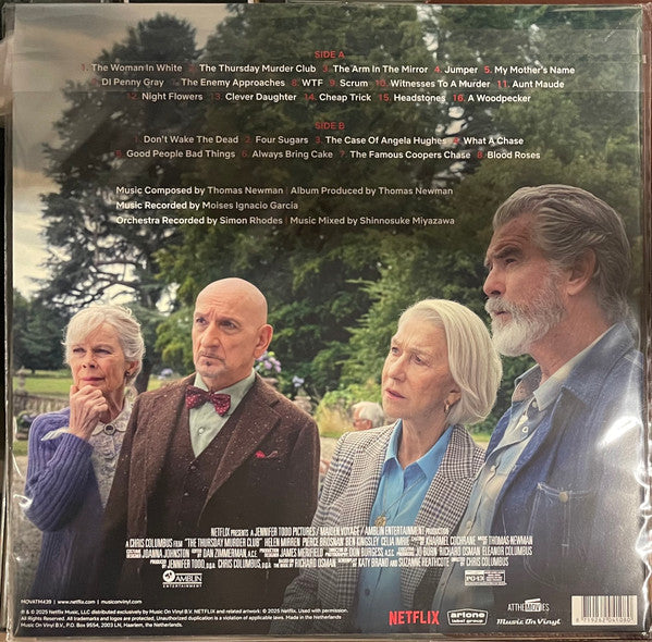 NEWMAN,THOMAS - THURSDAY MURDER CLUB (NETFLIX FILM OST) (LIMITED/RED VINYL/180G/INSERT)