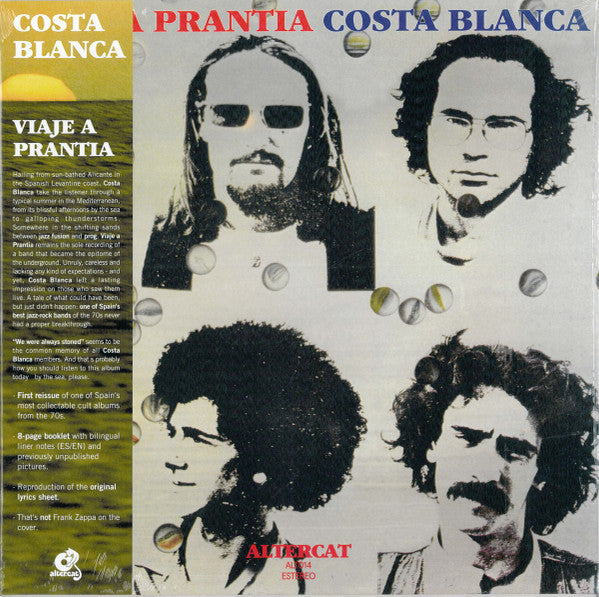 COSTA BLANCA - VIAJE A PRANTIA (BOOKLET W/ BILINGUAL LINER NOTES/PHOTOS FROM THE MUSICIANS' ARCHIVES)