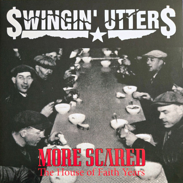 SWINGIN' UTTERS - MORE SCARED (BLACK/WHITE VINYL)