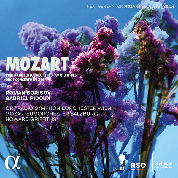 BORISOV,ROMAN; GABRIEL PIDOUX; ORF RADIO-SYMPHONIEORCHESTER WIEN - MOZART: PIANO CONCERTOS NOS. 11 & 13 (K. 413 & 415); OBOE CONCERTO K. 314