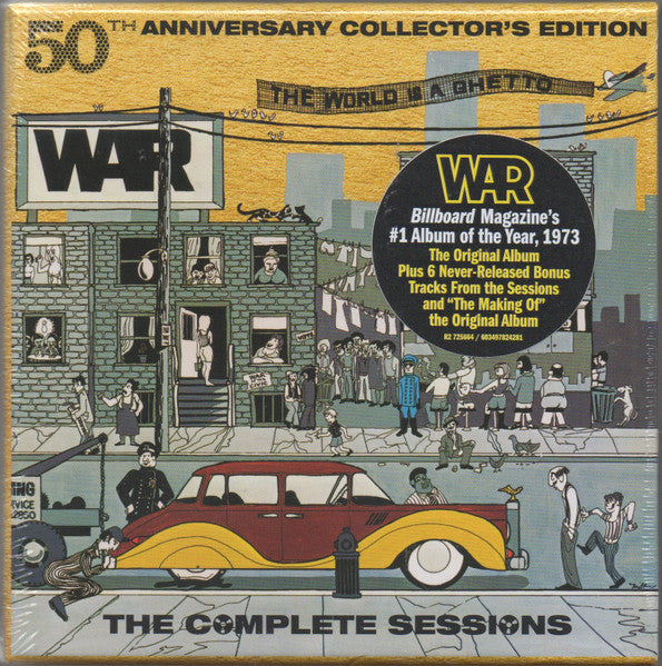 WAR - WORLD IS A GHETTO (50TH ANNIVERSARY COLLECTOR’S EDITION/4CD
