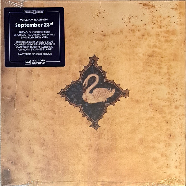 BASINSKI,WILLIAM - SEPTEMBER 23RD (DARK BLUE VINYL)