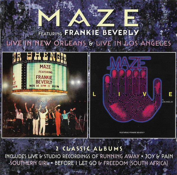 MAZE / BEVERLY FRANKIE - LIVE IN NEW ORLEANS / LIVE IN LOS ANGELES