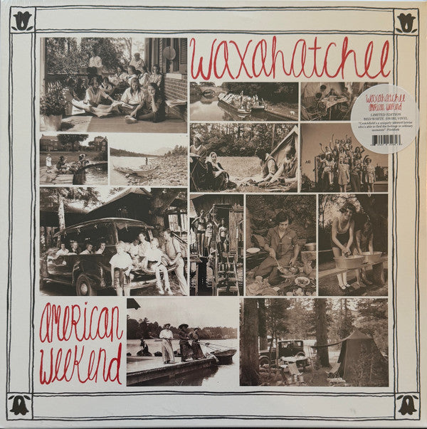 WAXAHATCHEE - AMERICAN WEEKEND (RED/WHITE SWIRL VINYL)