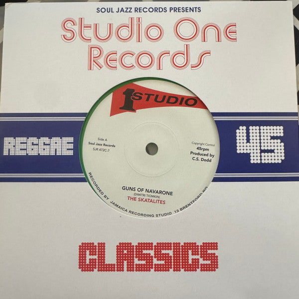 SKATALITES - GUNS OF NAVARONE/MARCUS GARVEY (GREEN VINYL)