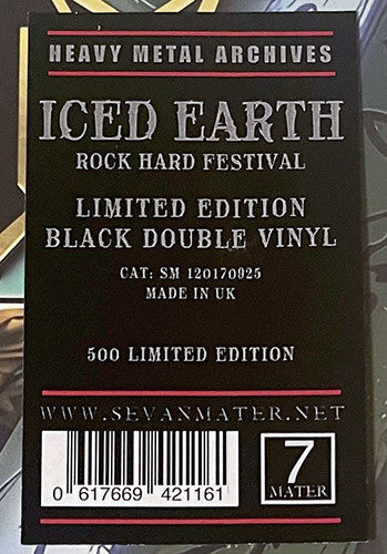 ICED EARTH - ROCK HARD (2LP/IMPORT)