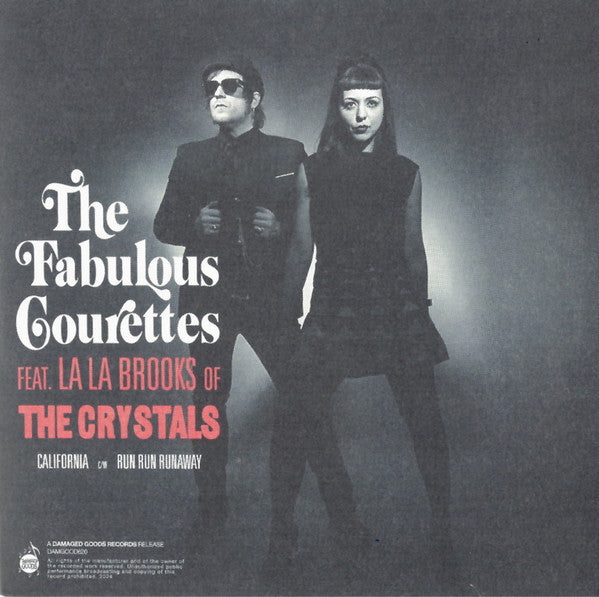 COURETTES FEATURING LA LA BROOKS - CALIFORNIA (RED VINYL)