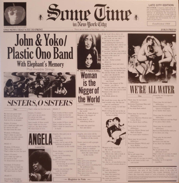 LENNON,JOHN - SOME TIME IN NEW YORK CITY