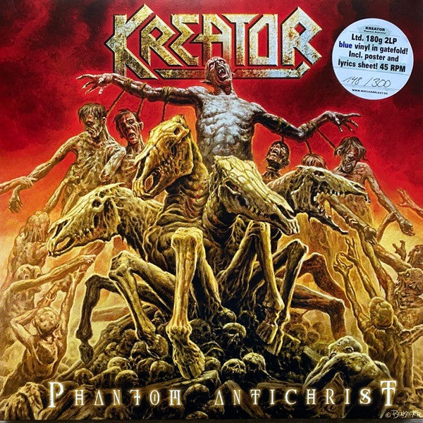 KREATOR - PHANTOM ANTICHRIST (YELLOW VINYL)