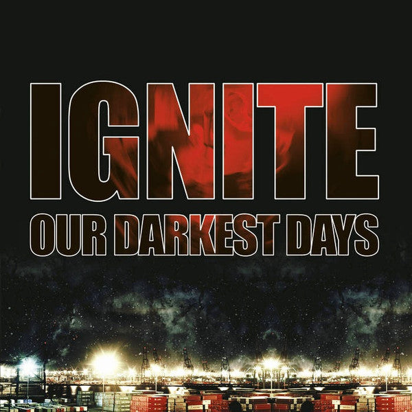 IGNITE - OUR DARKEST DAYS (LIMITED RED/BLACK MARBLED VINYL)