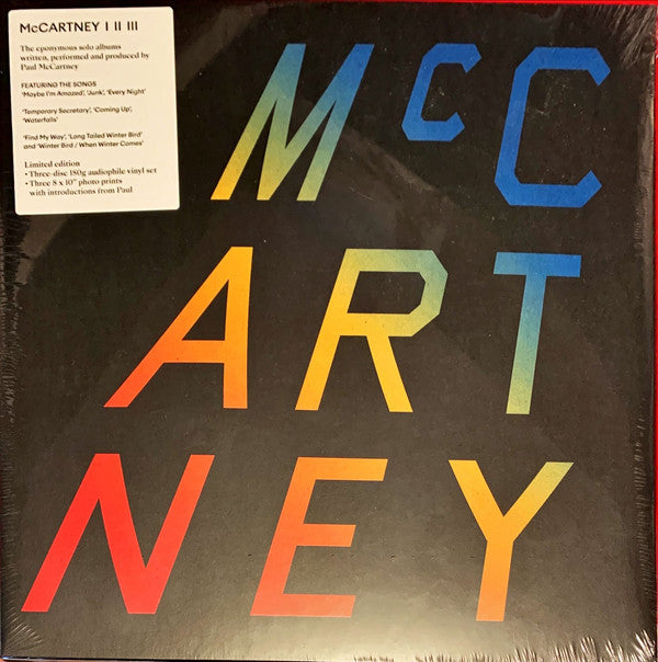 MCCARTNEY,PAUL - MCCARTNEY I / II / III (3LP BOX SET)