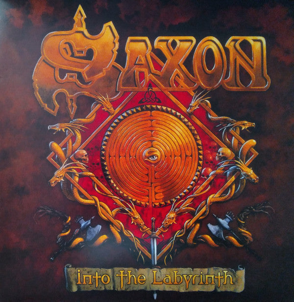 SAXON - INTO THE LABYRINTH (NUMBERED/CRYSTAL CLEAR & BLACK MARBLED VINYL)