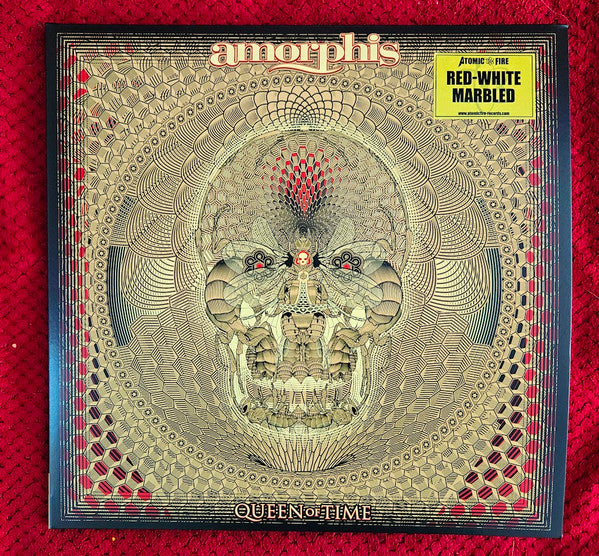 AMORPHIS - QUEEN OF TIME (2LP/RED TRANSPARENT/WHITE MARBLED VINYL)