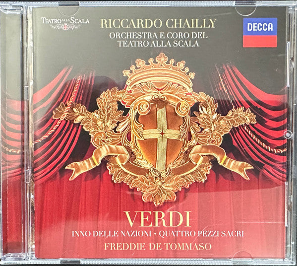 CHAILLY,RICCARDO & ORCHESTRA DEL TEATRO ALLA SCALA DI MILANO - VERDI: INNO DELLE NAZIONI; QUATRO PEZZI SACRI