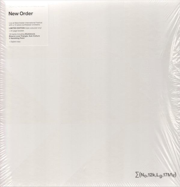 NEW ORDER - (NO,12K,LG,17MIF) NEW ORDER + LIAM GILLICK: SO IT GOES