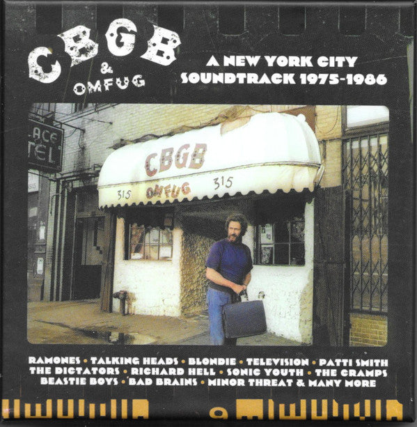 VARIOUS ARTISTS - CBGB: A NEW YORK CITY SOUNDTRACK - 1975-1986 CLAMSHELL BOX (4CD)