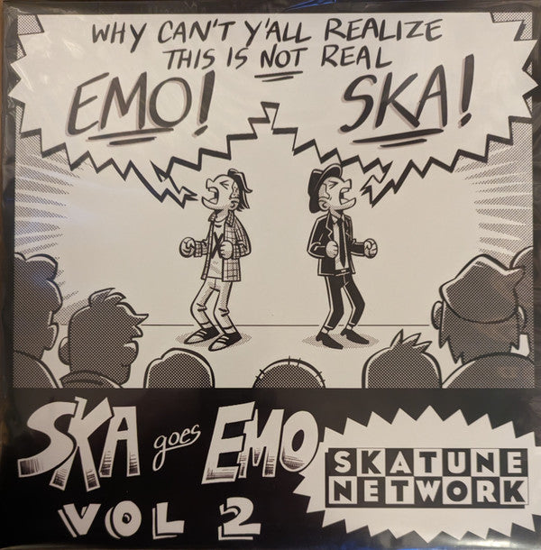 SKATUNE NETWORK - SKA GOES EMO: VOL. 2 (WHITE W/ BLACK SPLATTER VINYL)