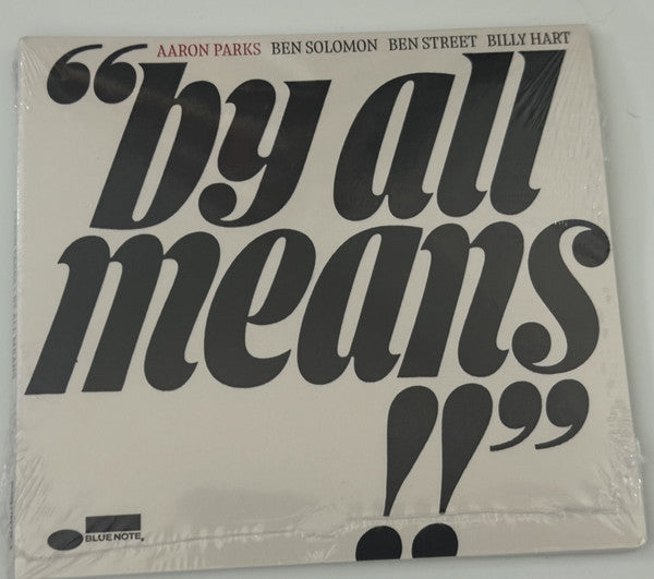 PARKS,AARON - BY ALL MEANS