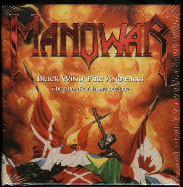 MANOWAR - BLACK WIND, FIRE & STEEL: THE ATLANTIC ALBUMS 1987-1992 (3CD/REMASTERED CLAMSHELL BOXSET)