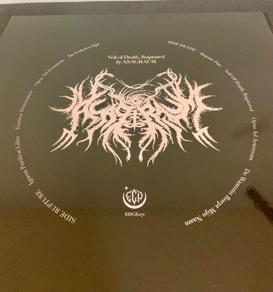 ASAGRAUM - VEIL OF DEATH, RAPTURED (GOLD/BLACK MARBLE VINYL)