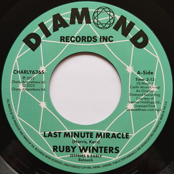 WINTERS,RUBY - LAST MINUTE MIRACLE