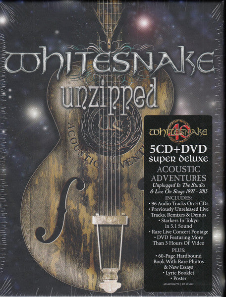 WHITESNAKE - UNZIPPED (SUPER DELUXE EDITION/5CD/1DVD)