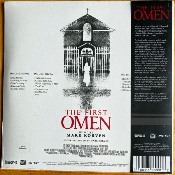KORVEN,MARK - FIRST OMEN OST (2LP/140G/RED VINYL)