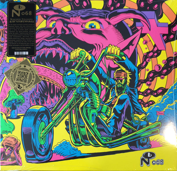 VARIOUS ARTISTS - WARFARING STRANGERS: ACID NIGHTMARES (NEON BLOTTER SWIRL VINYL/2LP)