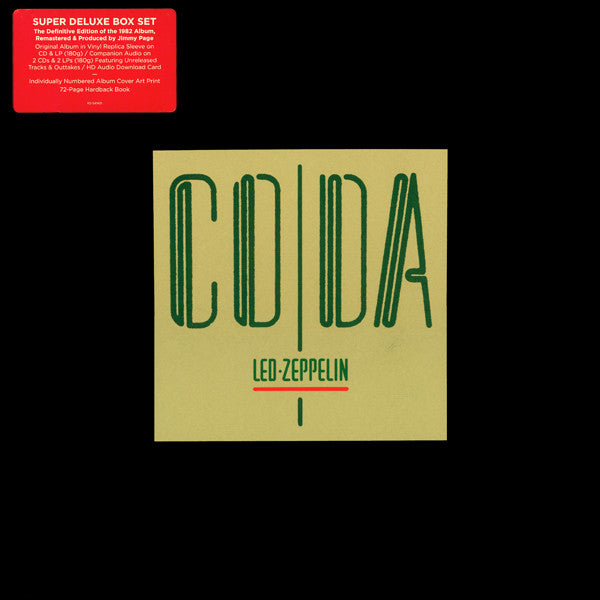 LED ZEPPELIN - CODA (SUPER DELUXE EDITION)
