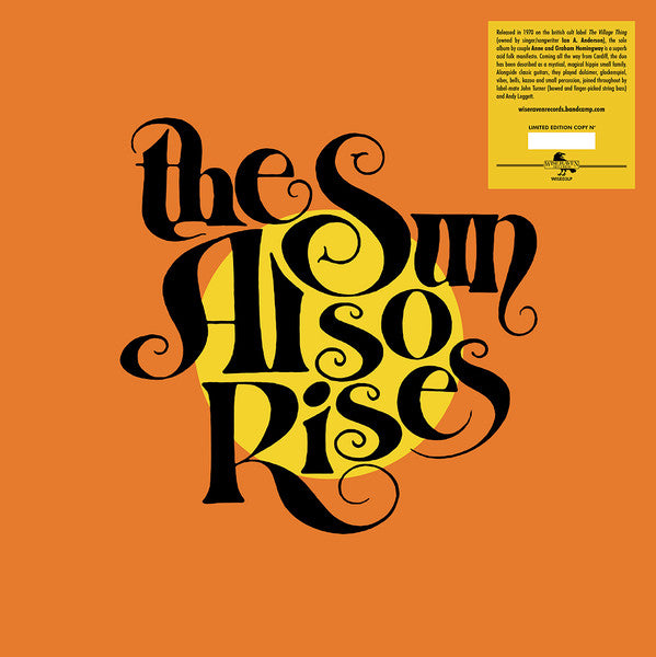 SUN ALSO RISES - SUN ALSO RISES