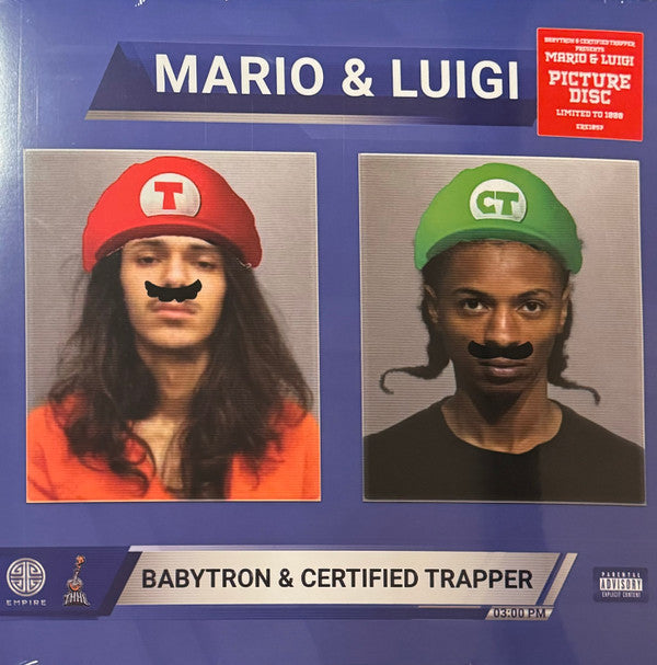 BABYTRON & CERTIFIED TRAPPER - MARIO & LUIGI (PICTURE DISC)