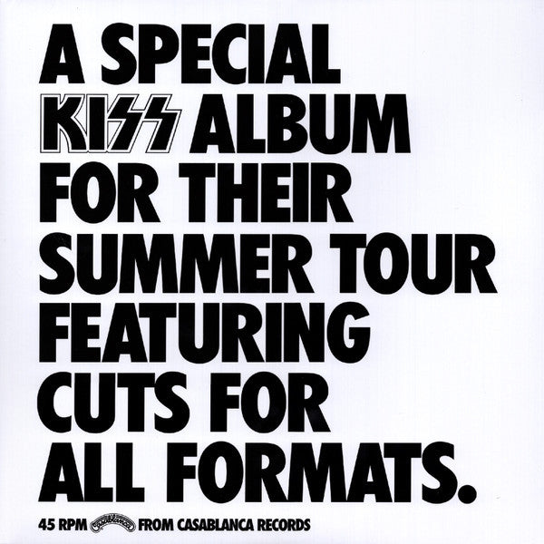KISS - SPECIAL KISS TOUR EP (BLACK/WHITE SPLATTER VINYL/45 RPM)
