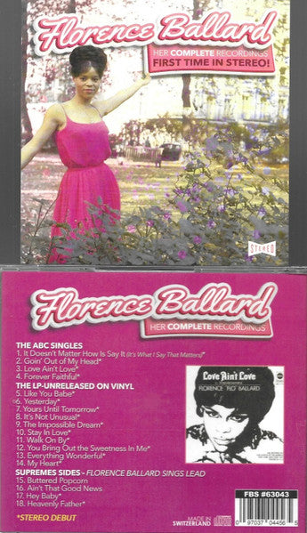 BALLARD,FLORENCE - HER COMPLETE RECORDINS-FIRST TIME IN STEREO
