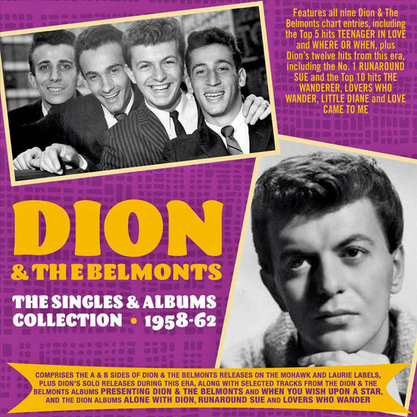 DION & THE BELMONTS - SINGLES & ALBUMS COLLECTION 1957-62