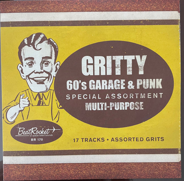 VARIOUS ARTISTS - GRITTY '60S GARAGE & PUNK (GOLD VINYL)