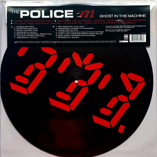 POLICE - GHOST IN THE MACHINE (PICTURE DISC)