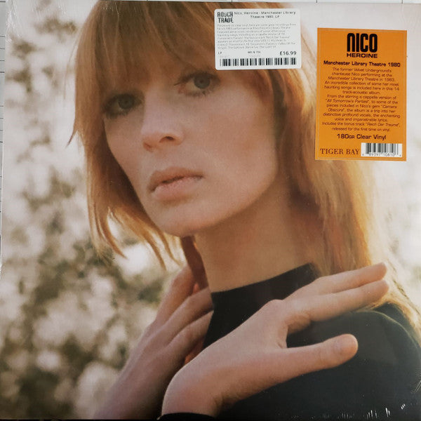 NICO - HEROINE - MANCHESTER LIBRARY THEATRE 1980 - CLEAR VINYL