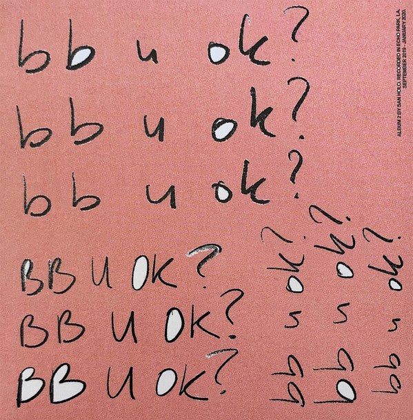 SAN HOLO - BB U OK?