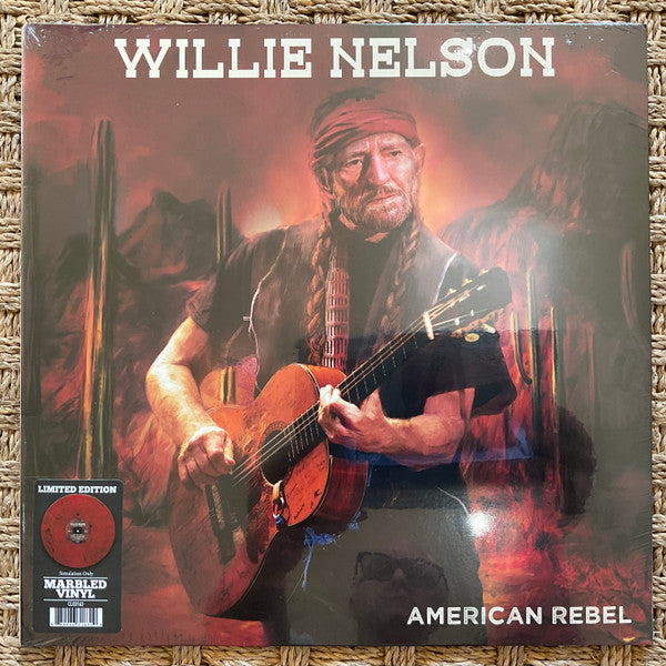NELSON,WILLIE - AMERICAN REBEL (RED MARBLE VINYL)