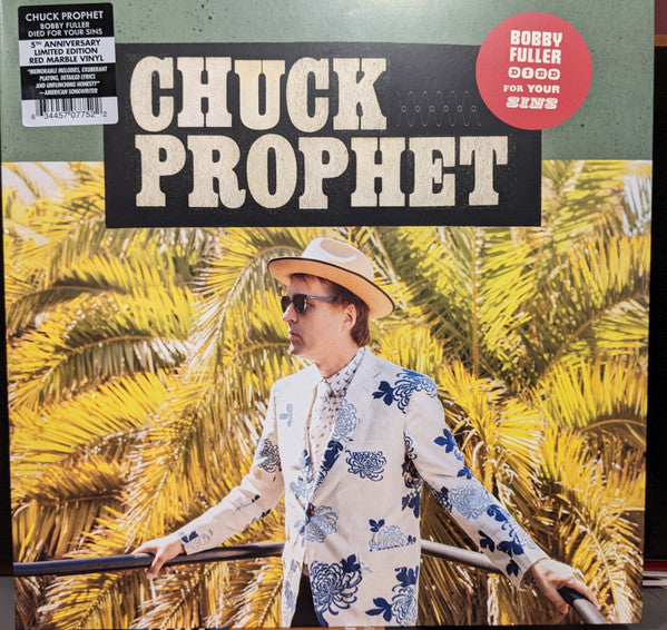 PROPHET,CHUCK - BOBBY FULLER DIED FOR YOUR SINS (5TH ANNIVERSARY EDITION) (RED CLOUDY VINYL)