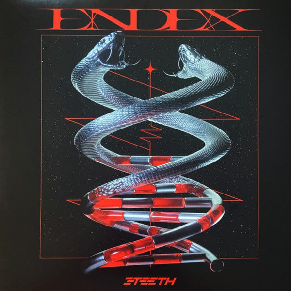 3TEETH - ENDEX (12X12 LENTICULAR INSERT/LIMITED/BLACK & WHITE MARBLE VINYL)