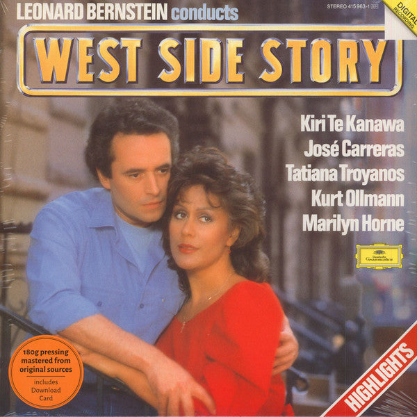 TE KANAWA / CARRERAS / BERNSTEIN - LEONARD BERNSTEIN CONDUCTS WEST SIDE STORY