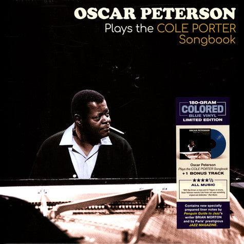 PETERSON,OSCAR - PLAYS THE COLE PORTER SONGBOOK (BLUE VINYL)